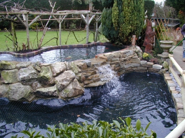 A garden pond built by The Pond Guys 